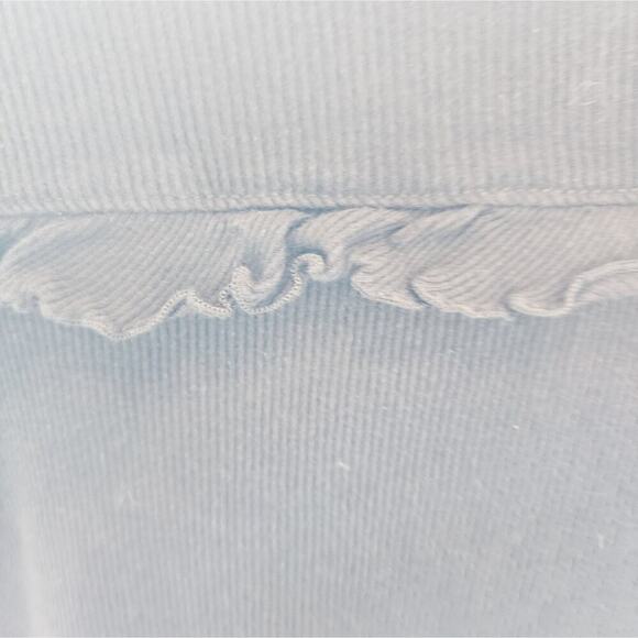 DREW BLACK LARGE  RIBBED RUFFLE TOP - Picture 4 of 7